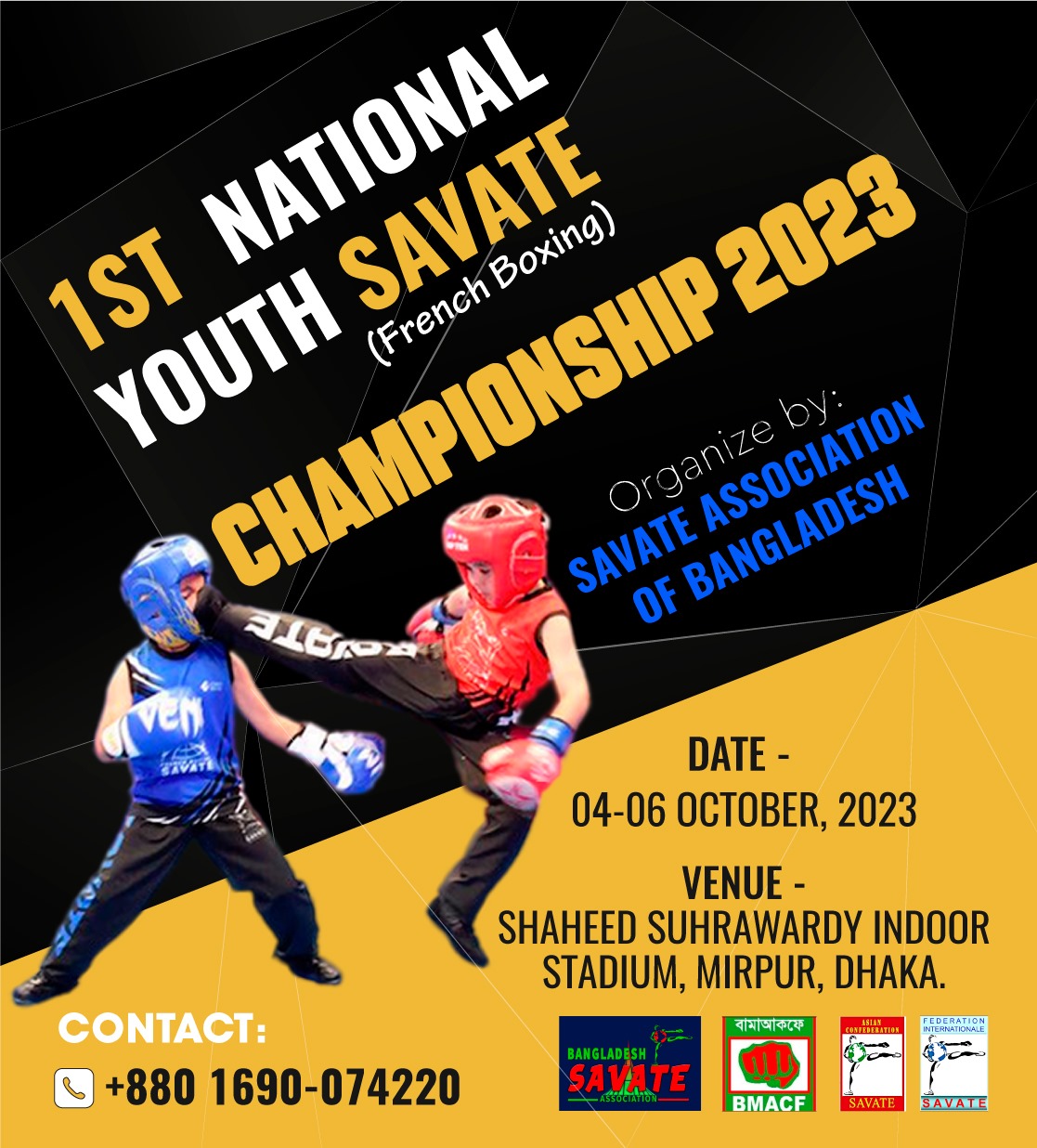 THE 1st NATIONAL YOUTH SAVATE CHAMPIONSHIP, DHAKA